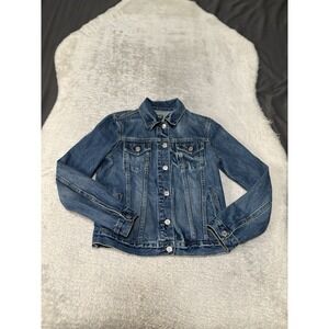 Gap Denim Womens Blue Trucker Western Jean Jacket Size XS‎